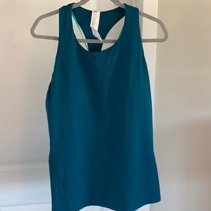 NWOT Fabletics tank with built-in bra